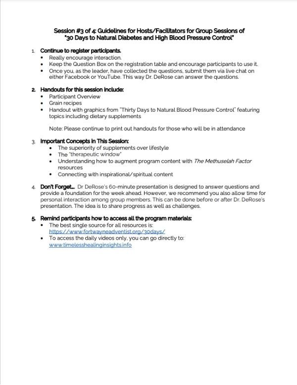 Fort Wayne 30 Days Resources (8) Leader Handout Night 3