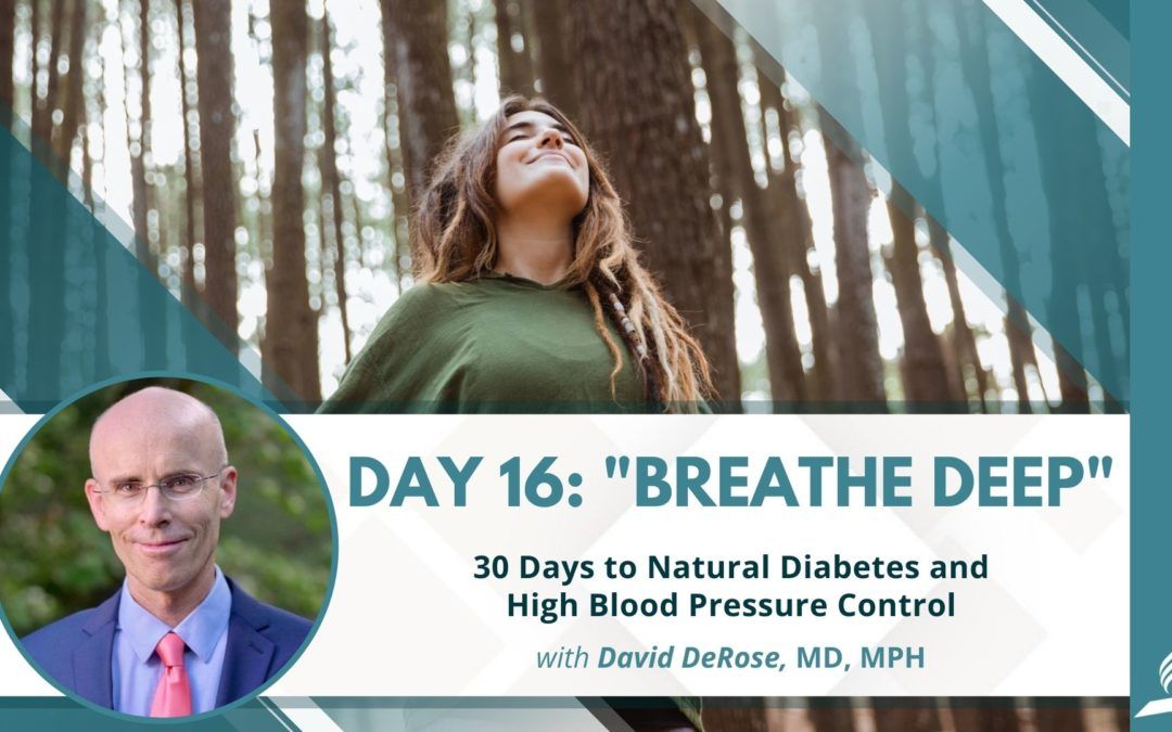 Breathe Deep | Day 16 of 30 Days to Natural Diabetes and High Blood Pressure Control